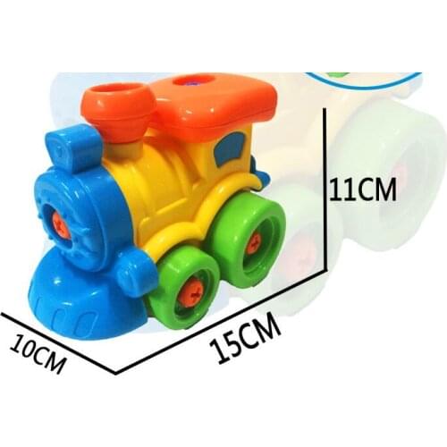 Early Learning Education DIY Screw Nut Group Installed Plastic 3d Puzzle Disassembly Motorcycle Kids Toys for Children Toys