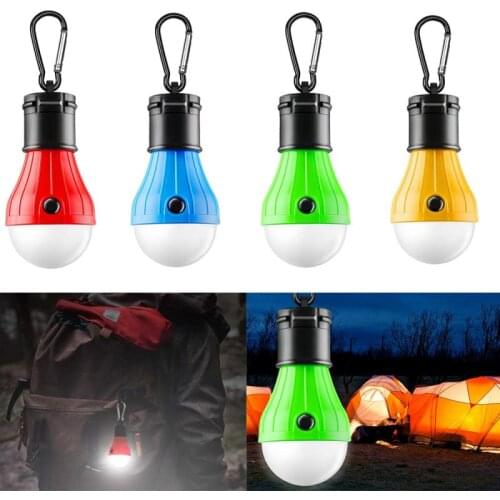 Portable 100 Lumens LED Lamp Camping Light Emergency Light With Hanging Hook Tent Light Camping Lantern Waterproof Camping Lamp
