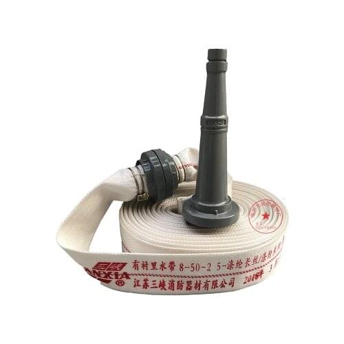 Special 2-inch fire hose 50mm canvas lining with agricultural water pump hose pipes( 25m )