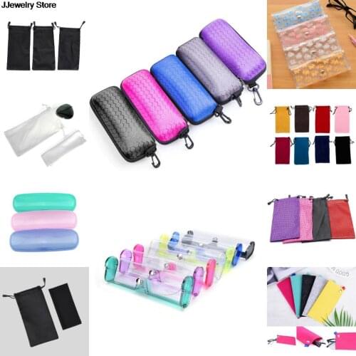 1pc Soft Cloth Waterproof Sunglasses Bag Microfiber Dust Storage Pouch Glasses Carry Bag Portable Eyewear Case Container
