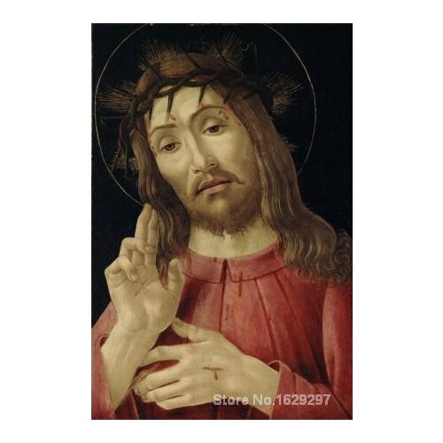 Art for sale THE RESURRECTED CHRIST C. by Sandro Botticelli canvas Handmade High quality