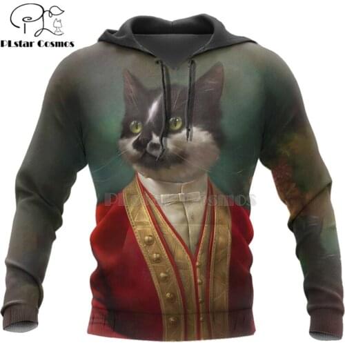 Funny art cat 3D Printed Men Hoodies Retro Harajuku Fashion Hooded Sweatshirt Autumn Hoody Casual streetwear hoodie pullover-2