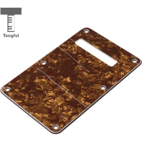 Tooyful Guitar Stripe Rear Cover Plate Back Protector for ST/SQ Parts