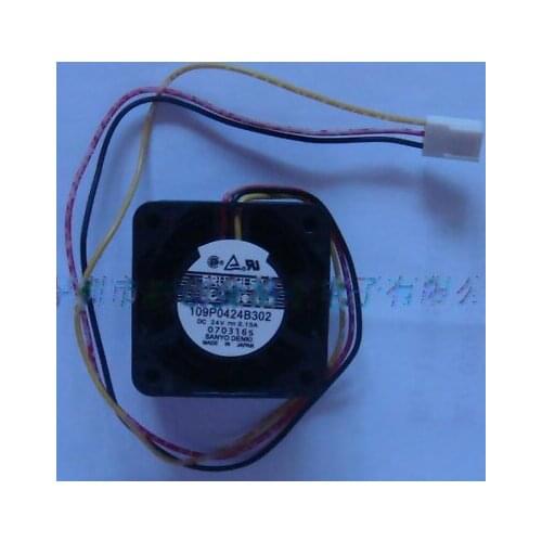 1pc fan new 109P0424B309 SANYO 24V0.13A40*40*28 freeship