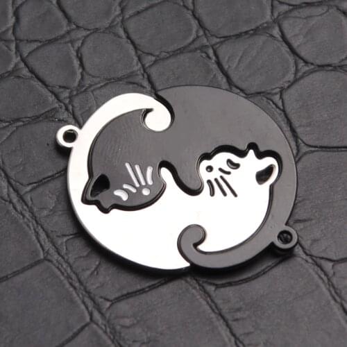 12Sets/lot 35*29mm Cute Cat Charms Handmade Jewelry Accessories Wholesale