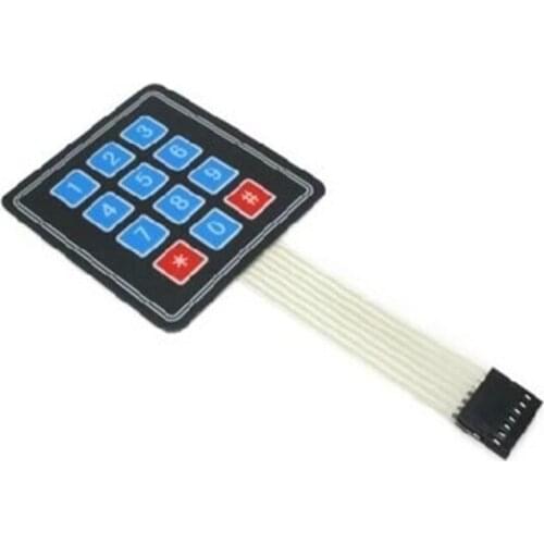 3*4 Matrix Keyboard Membrane Switch Microcontroller Extended Keyboard Keyboard Control Panel