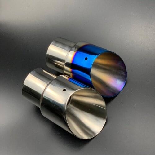 Automobile exhaust muffler stainless steel tube chrome modified rear tail For Mitsubishi ASX Car accessories