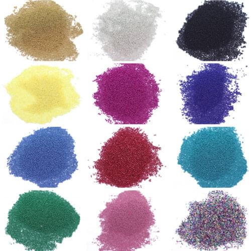 50g Seed Beads Microbead Round Tiny Colorful Glass Nail Caviar For Kids Jewelry DIY Making Accessories 0.7mm