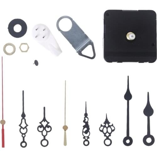 Retro Clock Movement Set with Different Size Clock Hands Mechanism DIY Kit Parts 85DA