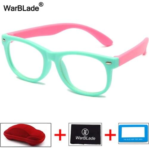 WBL Anti Blue Light Kids Glasses Children Optical Frame Eyewear Boy Girls Computer Transparent Blocking Glasses UV400 Eyeglasses