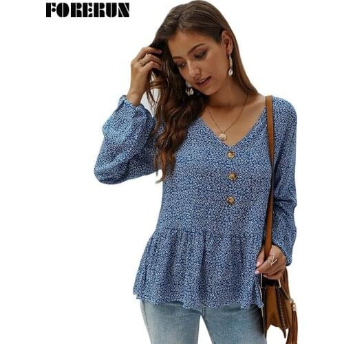 FORERUN Women's Blouses
