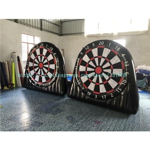 Sell football darts shooting game props, PVC inflatable football darts