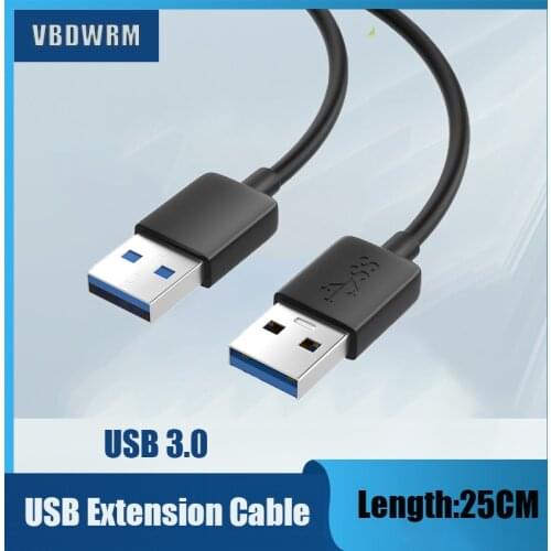 USB 3.0 extension cable Super speed USB 3.0 A male to A male sync power cord USB 3.0 for laptop cooling fan USB 3.0 hub camera
