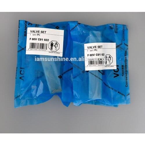Diesel fuel injector control valve F00VC01022 for injector 0445110102,0445110141