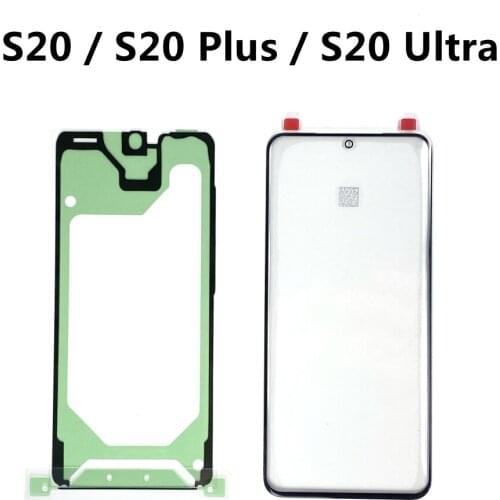 For Samsung Galaxy S20 Ultra S20+ Plus S20 LCD Cover Display Outer Touch Panel Screen Repair Parts Replacement Front Glass Lens