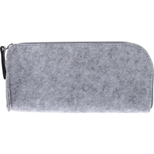Square Felt Makeup Cosmetic Bag Brush Pen Pencil Case Pouch Box Office Supplies
