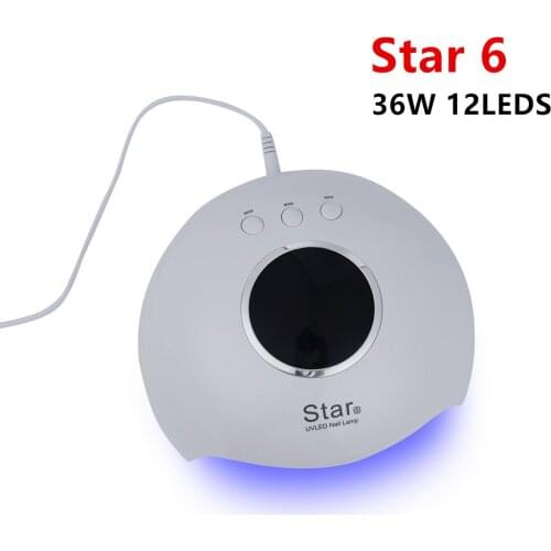 36W Nail Lamp Star6 White Pink Nail Light Therapy Machine USB Nail Machine Led Dryer Induction Quick-drying Lamp Gel Nail Art To