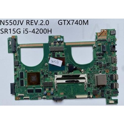 N550JV motherboard For ASUS N550JV laptop motherboard CPU I5-4200H GTX740M tested 100% work