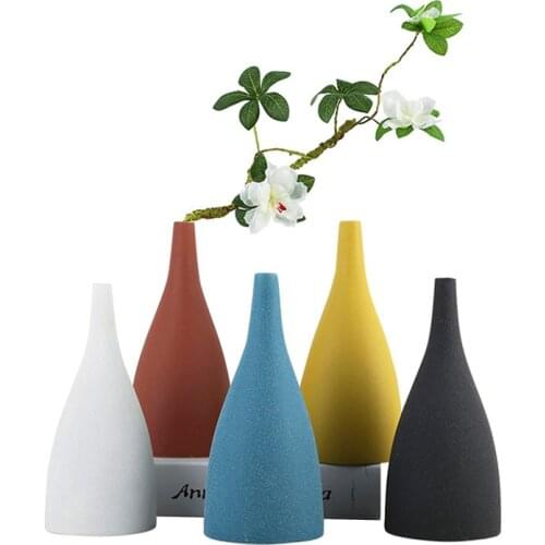 The Frosted Effect Of the Ceramic Vase Is More Suitable For Modern And Simple Water Storage Ceramic Vase Decoration Ornaments