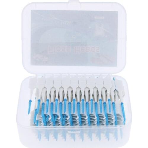 200pcs Inter Brush Tooth Pick Flosser Toothpick Stick Tool Set