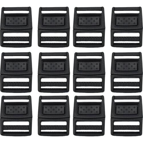 Plastic Dual Adjustable Buckle Release Buckle Packs With Webbing Purse Luggage Girdle Buckles Belt Buttons Backpack Accessories
