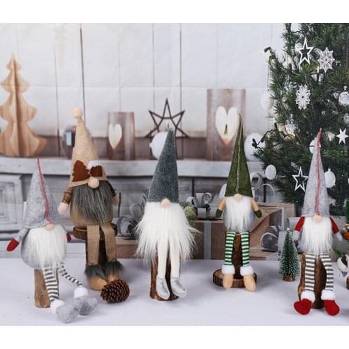 Christmas Decoration Faceless Doll Pendant Child Plush Toy Gift Window Decoration Christmas Gifts Home Decor