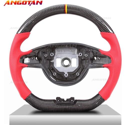Carbon Fiber Steering Wheel Sprort Car volante esportivo Fit For Mercedes Benz C with Racing Car Steering Wheel