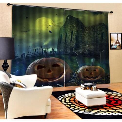 Landscape curtains Customized size Luxury Blackout 3D Window Curtains For Living Room personality curtains