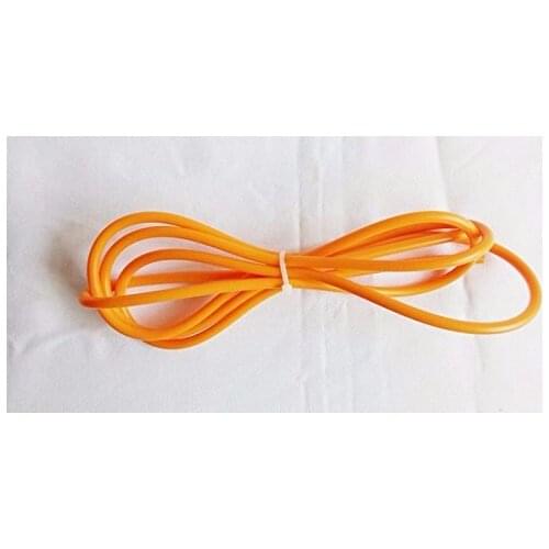 Liquid storage bucket extend tube orange color silicone tube, price for 1 meter 100cm (3.3 feet)