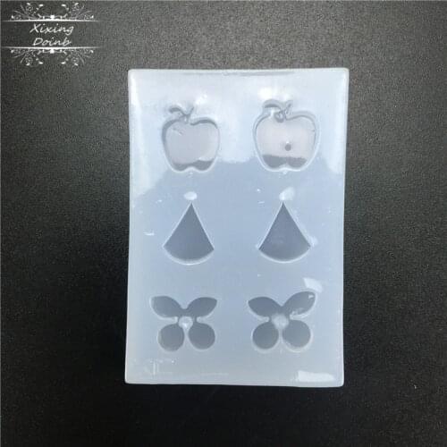 Watermelon apple cherry shaped silicone cake decoration tools drop glue decorative resin tools hand craft