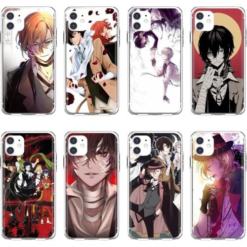 Silicone Case For Huawei Mate 20 30 40 7 8 9 10 Lite Pro P Smart 2018 2019 Plus G7 G8 Bungo-Stray-Dogs