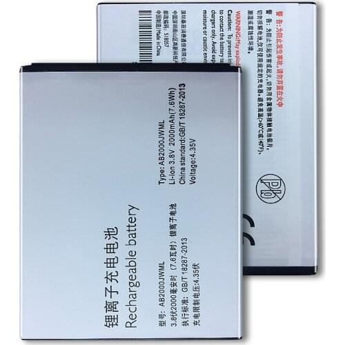 High Quality 2000mAh AB2000JWML Battery For Philips Xenium S337 CTS337 Cellphone +Tracking Number