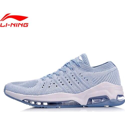 Li-Ning Women BUBBLE FACE WG Walking Shoes Mono Yarn Classic LiNing Cushion Sports Shoes Breathable Sneakers AGCN016 SAMJ18