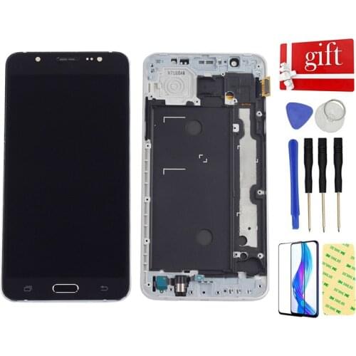 For Samsung Galaxy J7 2016 LCD Screen J710 J710F J710M J710MN J710H LCD Display Screen Touch Screen Digitizer Assembly Frame