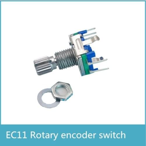 5pcs EC11 Rotary encoder switch five pin Handle long 20MM