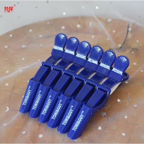 6pcs/lot Hairpin Hair Accessories Plastic Hair Clip Hairdressing Clamps Claw Section Alligator Clips Barber For Salon Styling