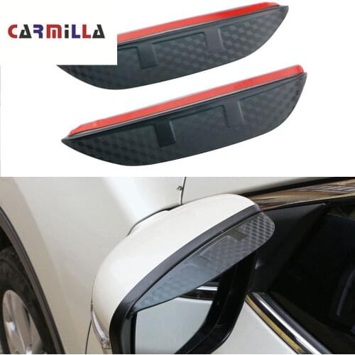 For Nissan Rogue X Train X-Trail T32 2014-2020 Door Side Rear View Mirror Rain Guard Visor Shade Shield Cover Accessories