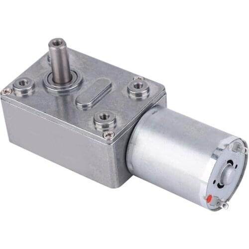 DC24V Miniature Geared Motor Micro Type DC Speed Reduction Motor Large Torsion Worm Gear Speed Motor