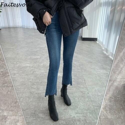 Faitesvous Women's Flared Jeans