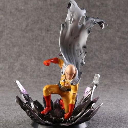 One Punch Saitama Sensei One Punch Man Figure One-Punch Man Genos 24CM PVC KidsModel Toy