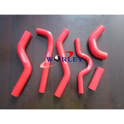 RED FOR Kawasaki KXF250 KX250F 2007 2008 silicone radiator hose 07 08