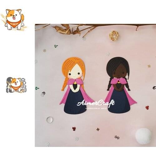 Princess Party Metal Cutting Dies Scrapbooking Stencil DIY Decorative Embossing Craft Die Cuts Card Making New Dies For 2020