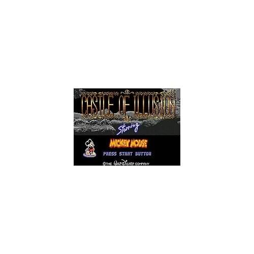 Mick Moust - Castle of illusion - 16 bit MD Games Cartridge For MegaDrive Genesis console