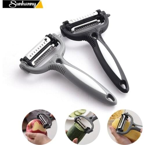 Multifunctional Fruit Peeler 360 ° Peeler Potato Carrot Shred Slicer Practical Kitchen Tool