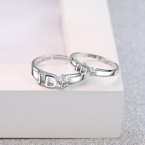 Jewlery Rings Fashion Wedding Moissanite Ring Jewelry 925 Sterling Silver Emerald Vintage Silver Couples Rings for women