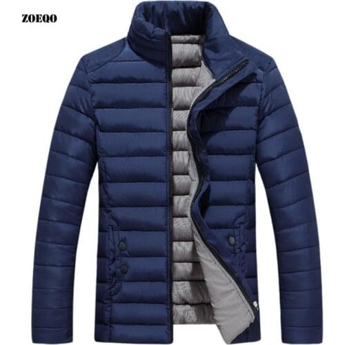 Winter jacket men casacos masculino Fashion Stand Collar Male Parka Jacket Male winter coats Overcoat Outerwear M-5XL