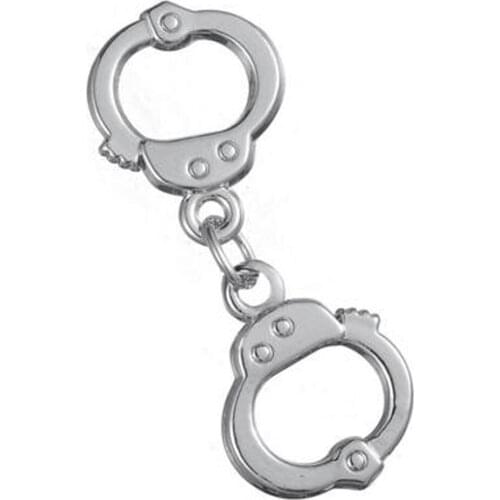 New Handcuffs Charms Antique Silver Plated Alloy Pendant Jewelry Findings Accessories