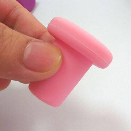 New Bar Counter Accessories Leak Free Wine Bottle Cap Freshness Sealant Beer Beverage Champagne Silicone Wine Stopper 6 Colors