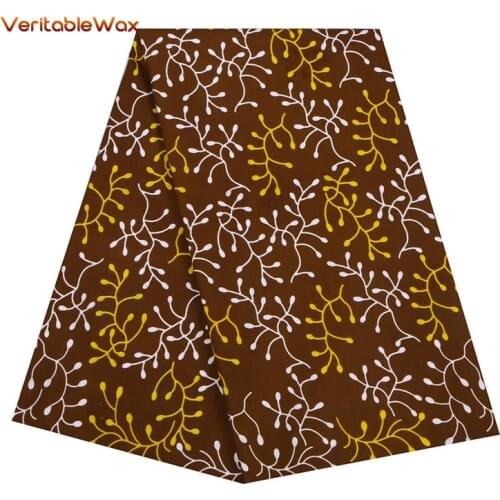 Wholesale price! High Quality African prints fabric 2020 Ankara wax real wax Nigerian wax 6 yards/pcs 100% polyester FP6112