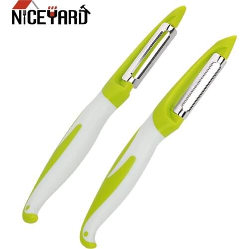 NICEYARD Carrot Potato Fruit Shred Grater Gadgets Stainless Steel Peeler Zester Razor Sharp Cutter Vegetable Slicer Peeler Knife